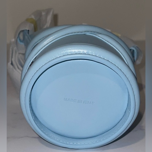 Alexander McQueen The Curve Mini Crossbody Bag Blue NWT - Picture 13 of 16